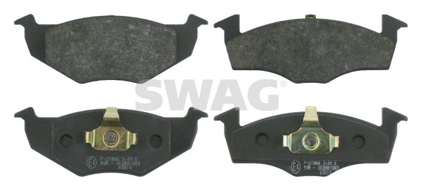 Sada brzdových platničiek kotúčovej brzdy SWAG